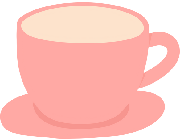 Pink Mug Illustration